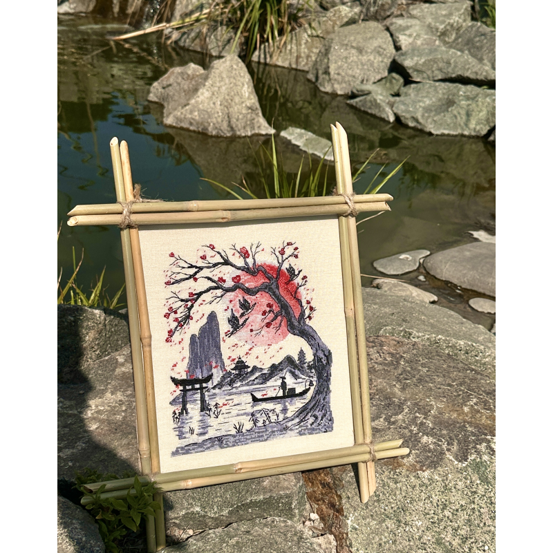 Набір для вишивки "Червоне сонце Сходу" (рівномірка 32) -KGD-01