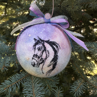 Набір для вишивки "Cимвол року. Куля "Кінь"" SBY-01