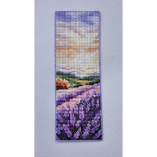 Набір для вишивки закладки "Лавандовий краєвид” BMU-06
