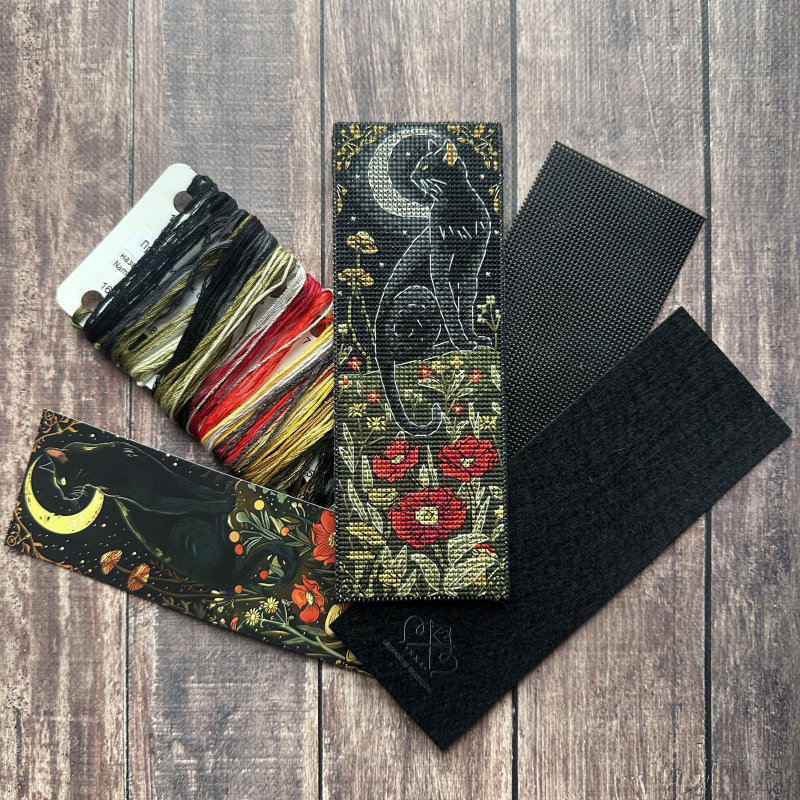 Набір для вишивки закладки "Провідник між світами (кіт)” BMG-01