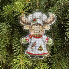 Набір для створення ялинкової іграшки "Лосяш-кухар" RL-03