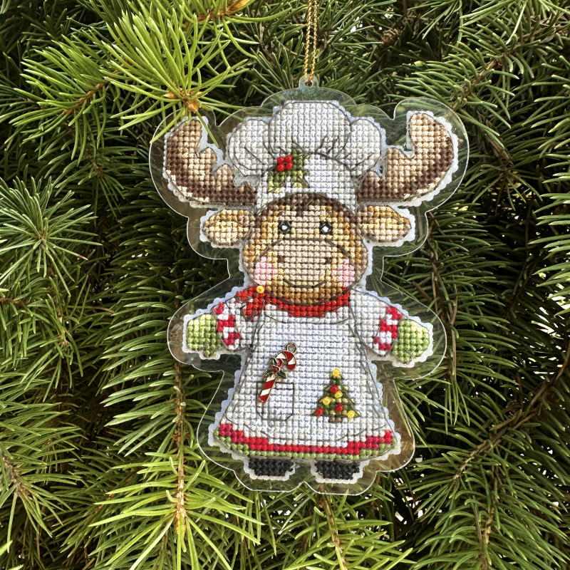 Набір для створення ялинкової іграшки "Лосяш-кухар" RL-03