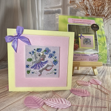 Набір для вишивки листівки "Мишка-танцівниця" PC-01